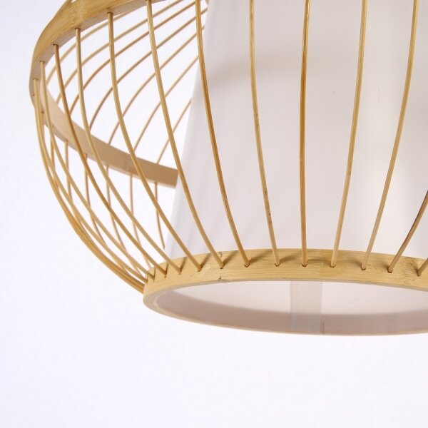 Immax 08256L - Luster na lanku PINCHOS 1xE27/40W/230V pr. 40 cm bambus