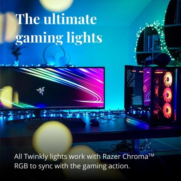Twinkly TWS250SPP-TEU - LED RGBW vonkajšia svetelná reťaz 250xLED 23,5m IP44 Wi-Fi