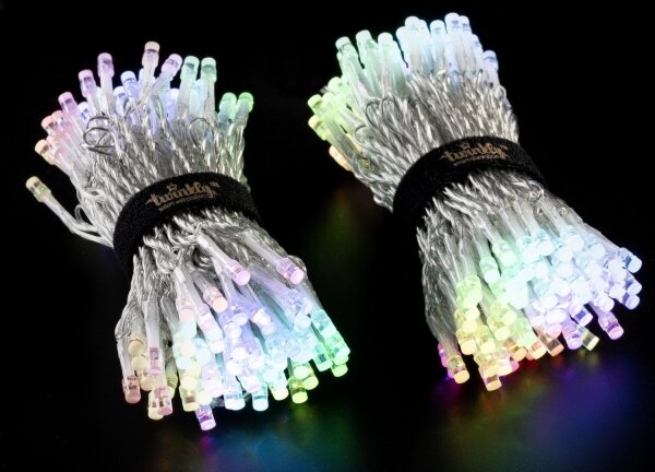 Twinkly TWS250SPP-TEU - LED RGBW vonkajšia svetelná reťaz 250xLED 23,5m IP44 Wi-Fi
