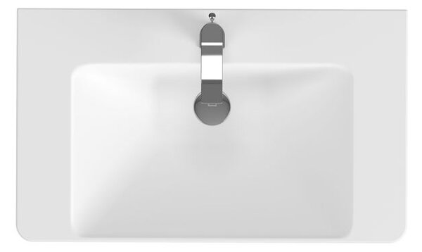Cersanit - SET B350 LARA MILLE 80cm (SKRINKA + UMÝVADLO), Šedá, S801-340-DSM