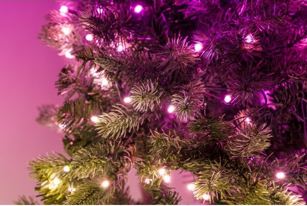 Twinkly GD20P4425P00 - LED RGB Stmievateľný vianočný veniec 50xLED pr. 60 cm Wi-Fi