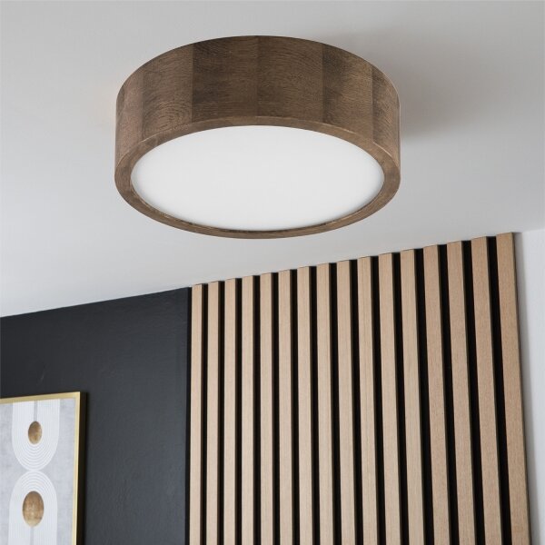Brilagi - LED Stropné svietidlo CARVALHO 1xE27/60W/230V dub orech pr. 27 cm