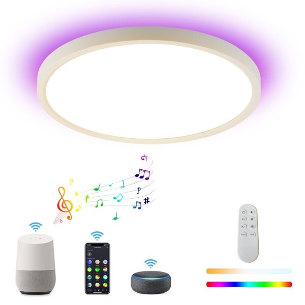 Immax NEO 07169-W60 - LED RGB Stmievateľné svietidlo TUDO 65W/230V Wi-Fi Tuya + DO
