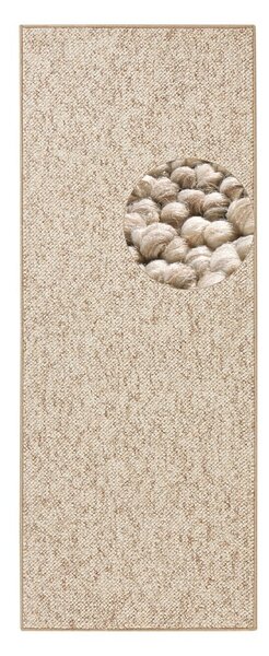 Svetlohnedý behúň 80x200 cm Wolly – BT Carpet
