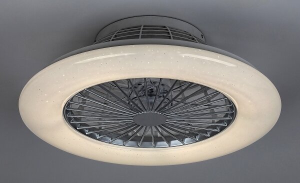 Rabalux - LED Stmievateľné stropné svietidlo s ventilátorom LED/30W/230V + DO