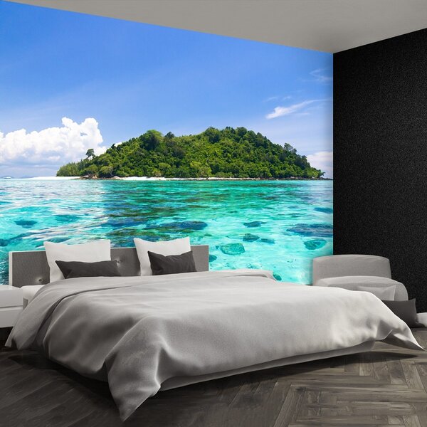 Fototapeta Vliesová Blue paradise island 104x70 cm