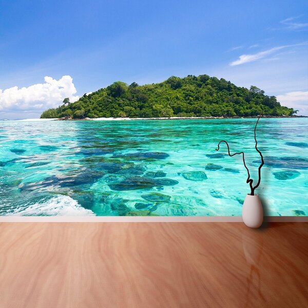 Fototapeta Vliesová Blue paradise island 104x70 cm