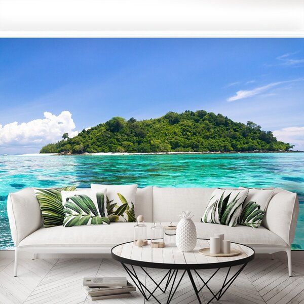 Fototapeta Vliesová Blue paradise island 104x70 cm