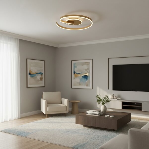 Brilagi -LED stmievateľné stropné svietidlo SPIRAL LED/56W/230V 3000/4000/6000K+DO