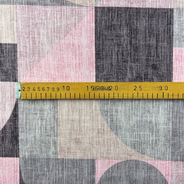 Ervi bavlna flanel š.240cm Abstrakcia ružovo-šedá - 26589-10, metráž