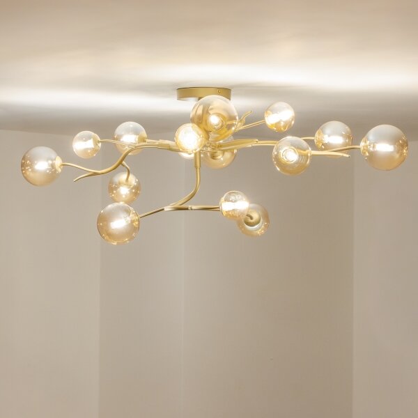 Brilagi - LED Prisadený luster MISTEL 15xG9/3W/230V zlatá