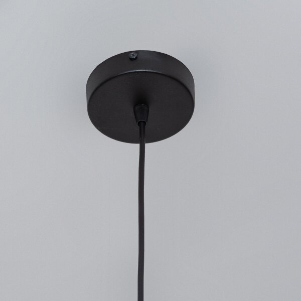 Luster na lanku SOLANO 1xE27/15W/230V čierna/lesklý chróm