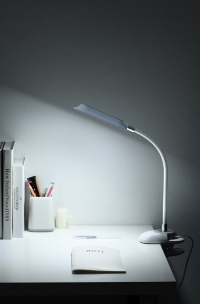 Immax 08997L - LED+CCT stmievateľná stolná lampa s klipom CLIP 7,5W/230V biela