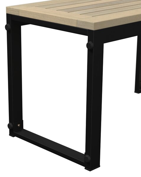 STÔL NA TERASU, drevo, kov, 35/71/41 cm Ambia Garden - Online Only záhrada, Online Only