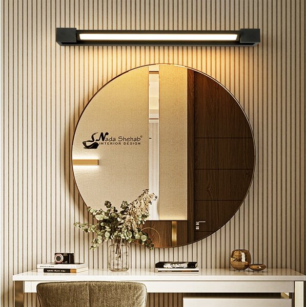 Brilagi-LED Kúpeľňové osvetlenie zrkadla AQUA LINE LED/18W/230V 60 cm IP44 čierna
