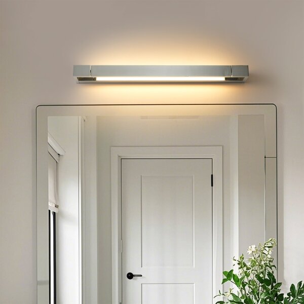 Brilagi-LED Kúpeľňové zrkadlo s osvetlením AQUA LINE LED/18W/230V 60 cm IP44 lesklý chróm