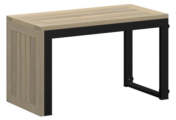 STÔL NA TERASU, drevo, kov, 35/71/41 cm Ambia Garden - Online Only záhrada, Online Only