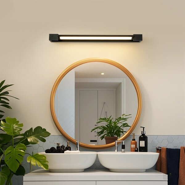 Brilagi-LED Kúpeľňové osvetlenie zrkadla AQUA LINE LED/18W/230V 60 cm IP44 čierna