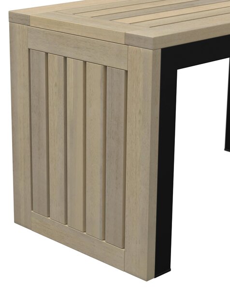 STÔL NA TERASU, drevo, kov, 35/71/41 cm Ambia Garden - Online Only záhrada, Online Only