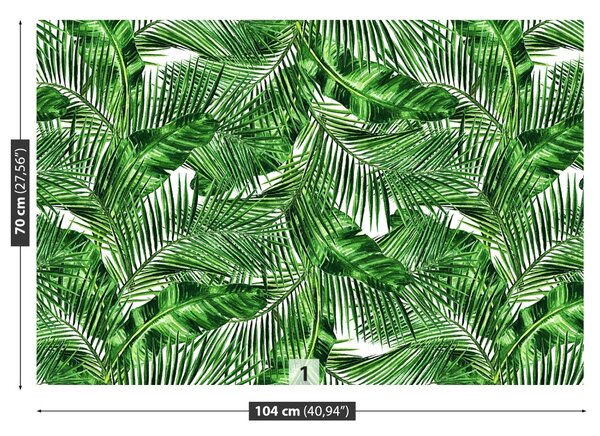 Fototapeta Vliesová Tropické listy 104x70 cm