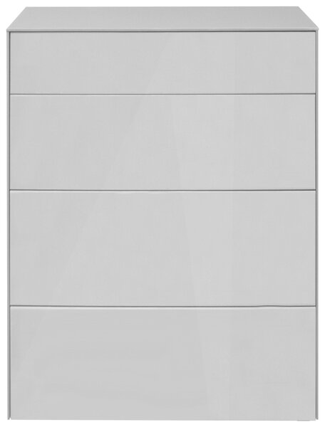 KOMODA, svetlosivá, 82/89/42 cm Novel - Komody, Online Only