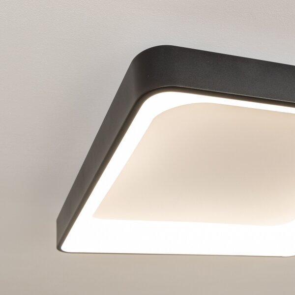Brilagi - LED stmievateľné stropné svietidlo FALCON II LED/125W/230V 60x60 cm čierna +DO