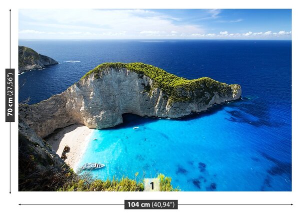 Fototapeta Vliesová Pláž navagio 104x70 cm
