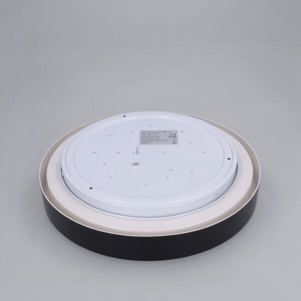 Brilagi - LED stropné svietidlo MATTEO LED/24W/230V priemer 31 cm čierna