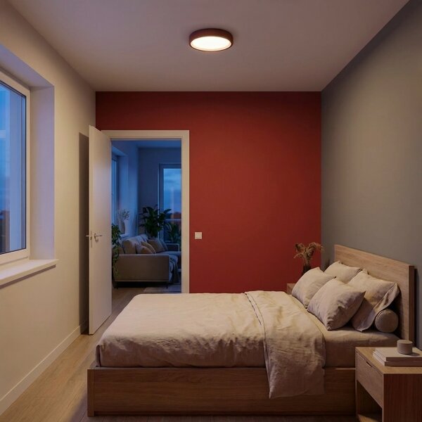 Brilagi - LED stropné svietidlo MATTEO LED/24W/230V priemer 31 cm červené