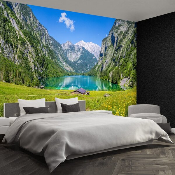 Fototapeta Vliesová Obersee königssee 104x70 cm