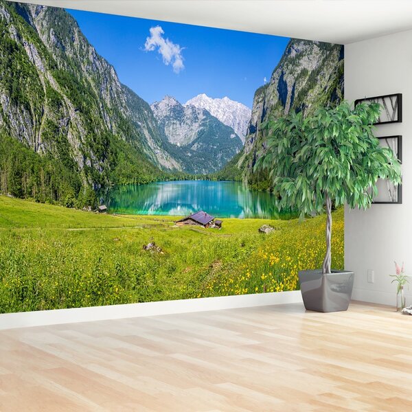 Fototapeta Vliesová Obersee königssee 104x70 cm
