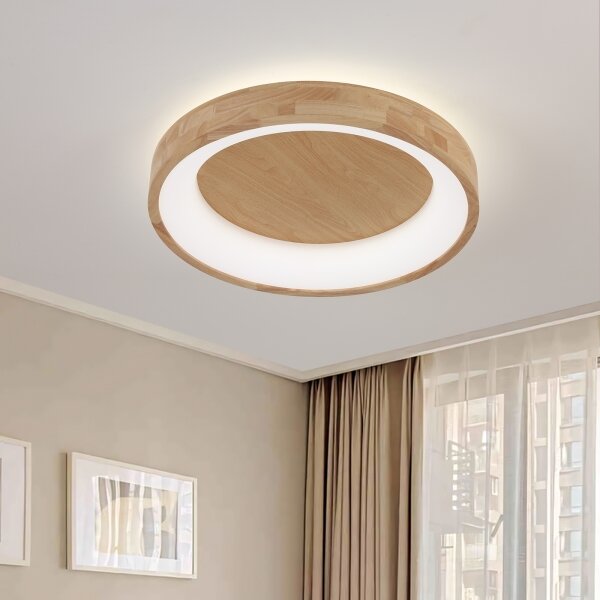 Brilagi-LED Stropné svietidlo FALCON WOOD LED/40W/230V 3000/4000/6000K 60 cm drevo