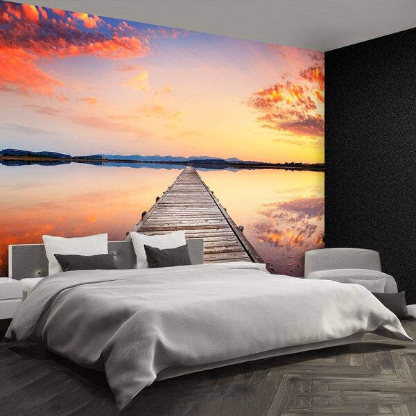 Fototapeta Vliesová Drevené mólo 104x70 cm