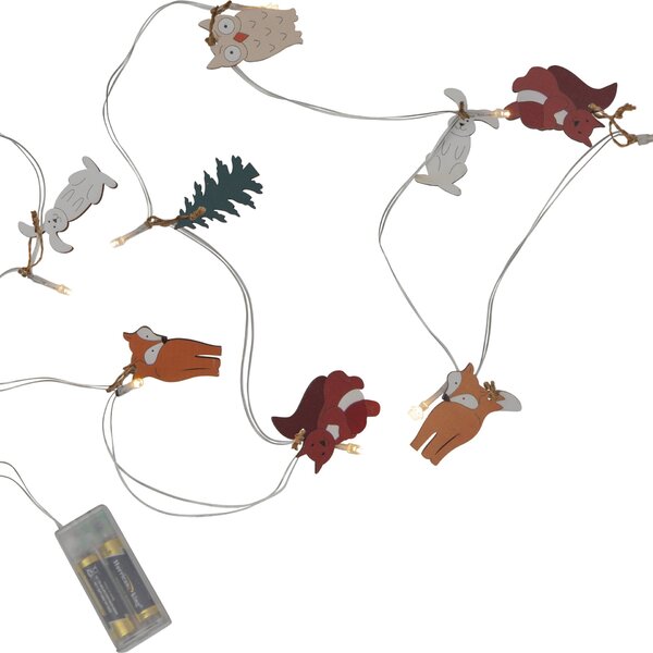 Svetelná LED reťaz Forest Friends 180 cm