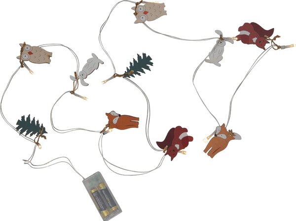 Svetelná LED reťaz Forest Friends 180 cm