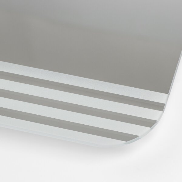 Brilagi - LED Kúpeľňové zrkadlo MELZO LED/28W/230V 60x80 cm IP44 CRI 90 stm. + CCT