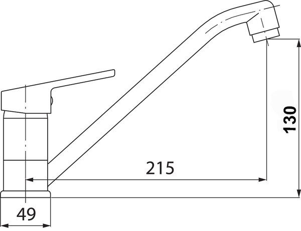 Ferro Smile, drezová batéria, chrómová, 71091,0