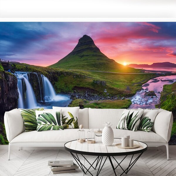 Fototapeta Vliesová Sopka kirkjufell 104x70 cm