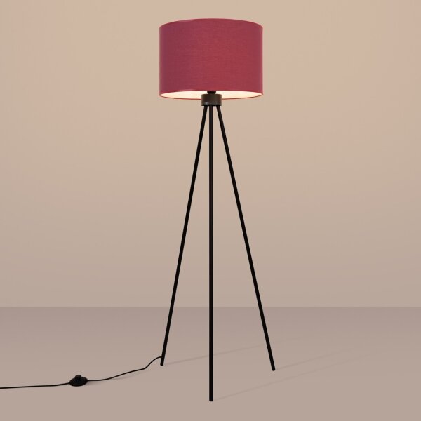 Sollux SL.1856 - Stojacia lampa NEVIA 1xE27/15W/230V červená