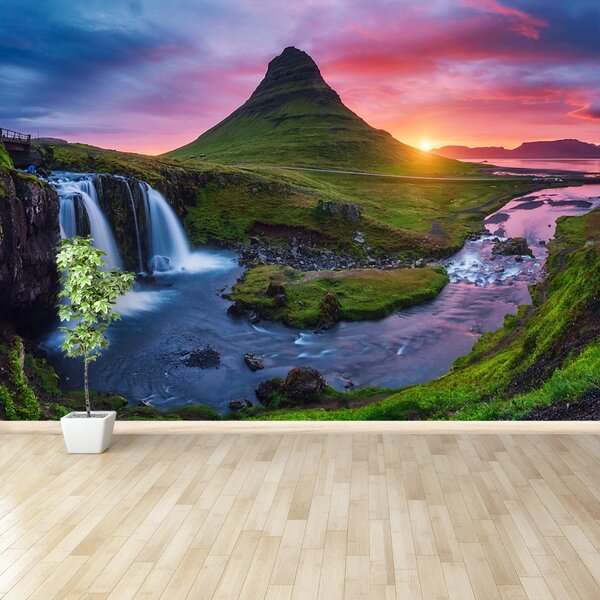 Fototapeta Vliesová Sopka kirkjufell 104x70 cm