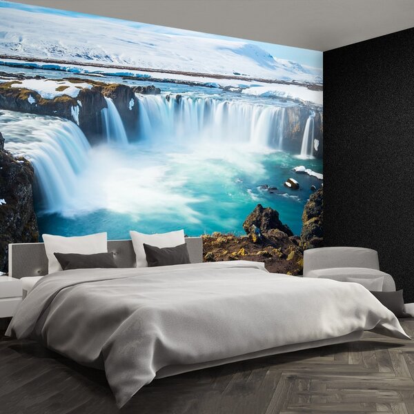 Fototapeta Vliesová Goddafoss vodopád 104x70 cm