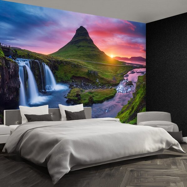 Fototapeta Vliesová Sopka kirkjufell 104x70 cm