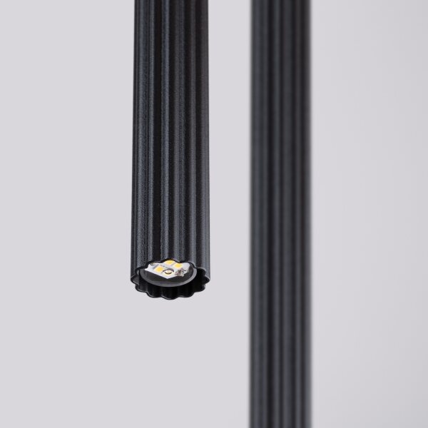 Sollux SL.1867 - Závesný luster na lankách ARCHE 2xG9/8W/230V čierna
