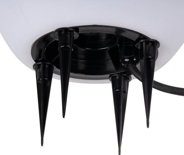 Kanlux 45931 - Vonkajšia lampa STONO 1xE27/20W/230V priemer 30 cm IP65 biela