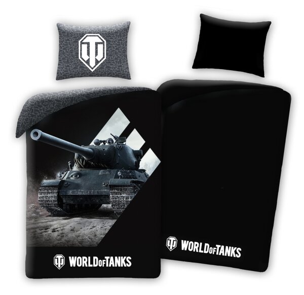 HALANTEX Svietiace obliečky World of Tanks Bavlna, 140/200, 70/90 cm
