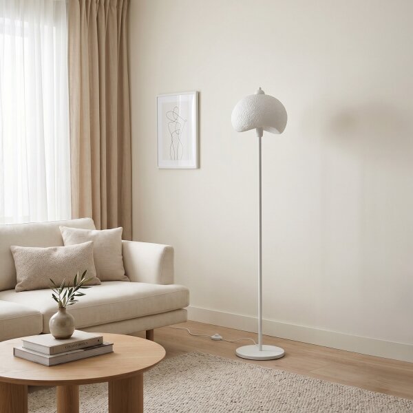 Brilagi - Stojacia lampa WABI SABI 1xE27/40W/230V biela