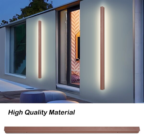 Brilagi-LED Vonkajšie nástenné svietidlo LINEAR LED/32W/230V 3000K IP65 140 cm hnedé CRI 90