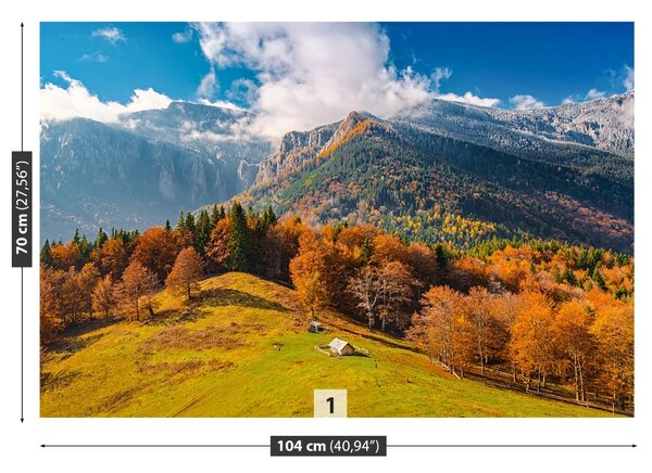 Fototapeta Vliesová Hory na jeseň 104x70 cm