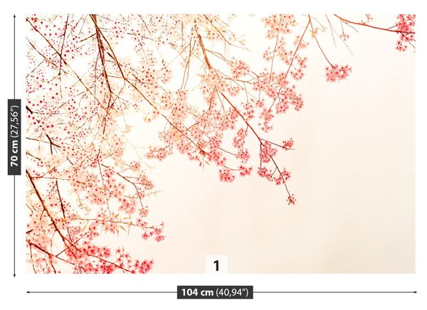 Fototapeta Vliesová Červená vetva 104x70 cm