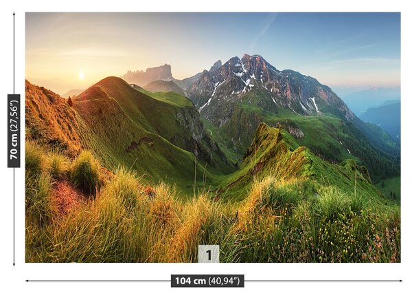 Fototapeta Vliesová Dolomity 104x70 cm